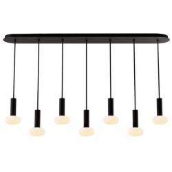 Koncept Combi Pendant 6" Linear 7 Black