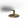 3_Koncept Combi Pendant 6" Single Brass, 9" metal plate (Brass) more views