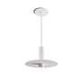 1_Koncept Combi Pendant 6" Single White 9" metal plate (White)