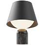 1_Koncept Dude 12 3/4" High Black Marble LED Table Lamp