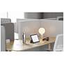 2_Koncept Dude 12 3/4" High Carrara White LED Table Lamp more views