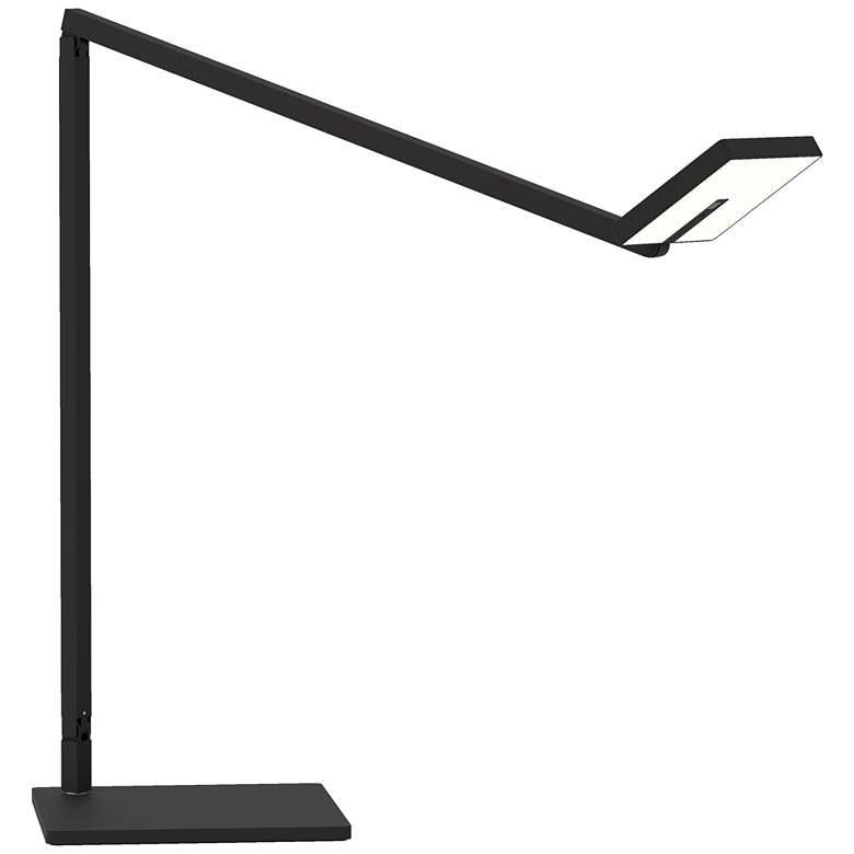 Image 1 Koncept Focaccia Matte Black LED Desk Lamp with USB Port