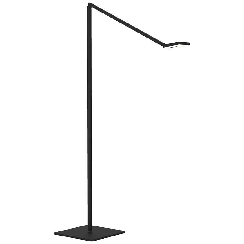 Image 1 Koncept Focaccia Matte Black LED Floor Lamp with USB Port