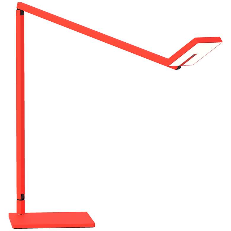 Image 1 Koncept Foccacia Lamp Red w Base