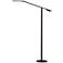 Koncept Gen-3 Equo Warm Light LED Black Floor Lamp with Touch Dimmer