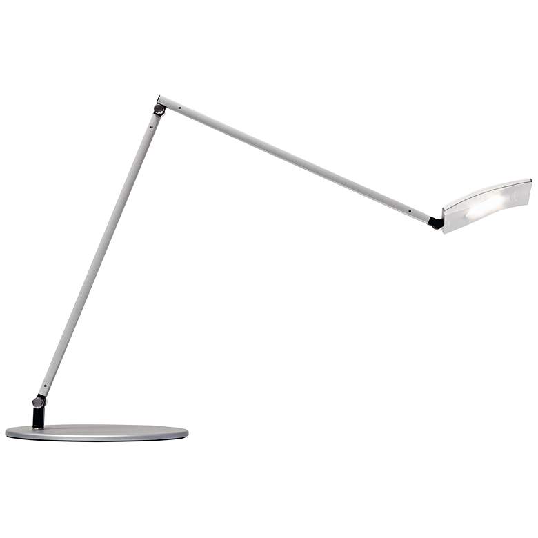 Koncept Gen 3 Mosso Pro Silver Finish Modern LED Desk Lamp with USB Port