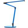 Koncept Gen 3 Z-Bar Mini Blue Finish Warm Light LED Modern Desk Lamp