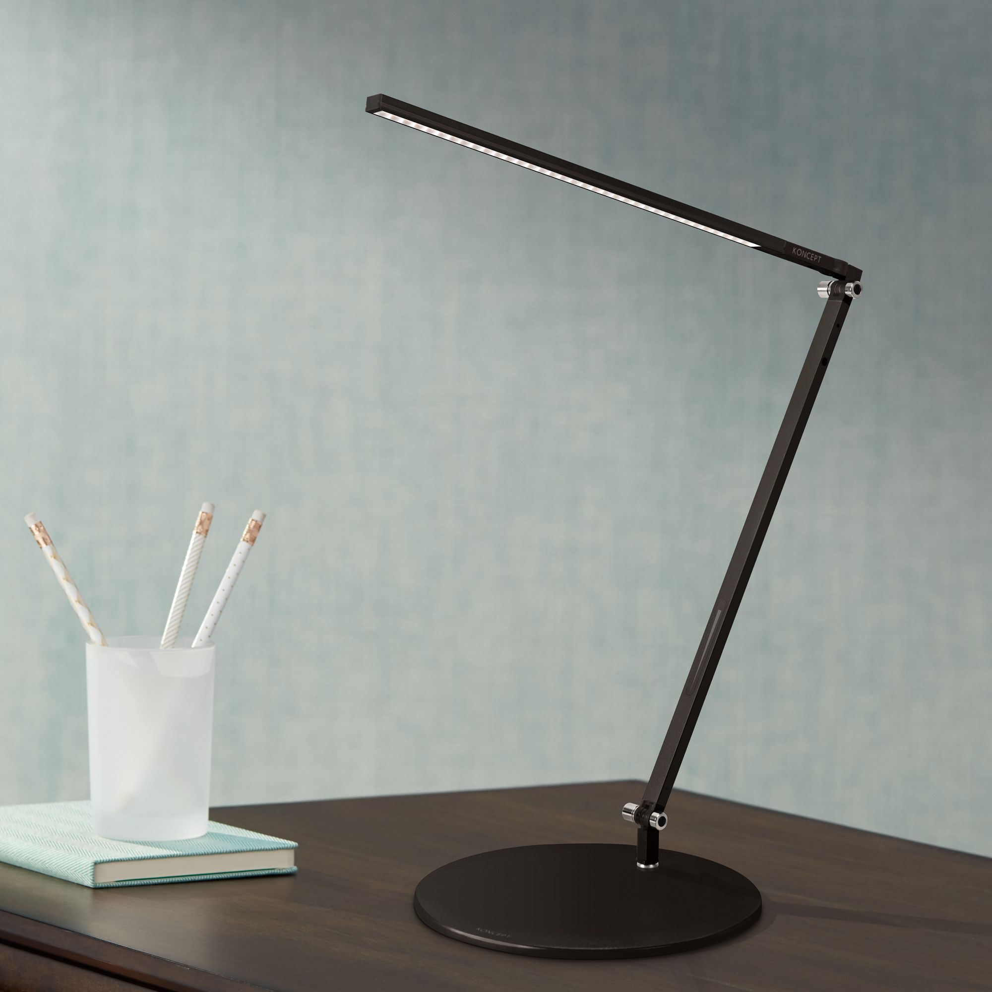 Flat store desk lamp