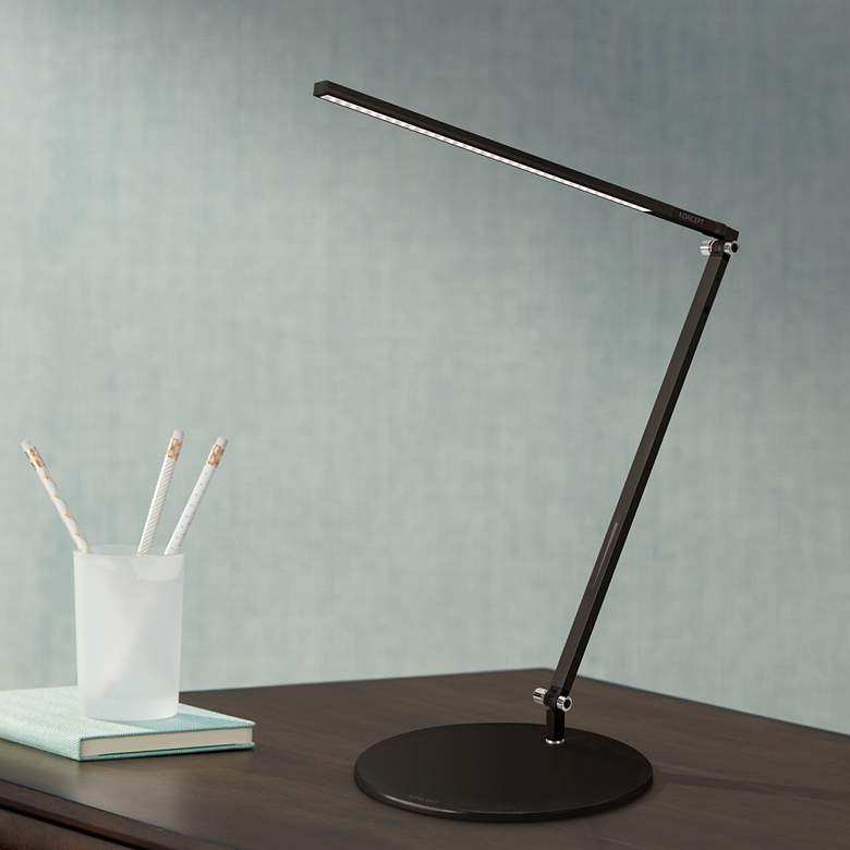 Image 1 Koncept Gen 3 Z-Bar Solo Warm LED Black Finish Adjustable Modern Desk Lamp