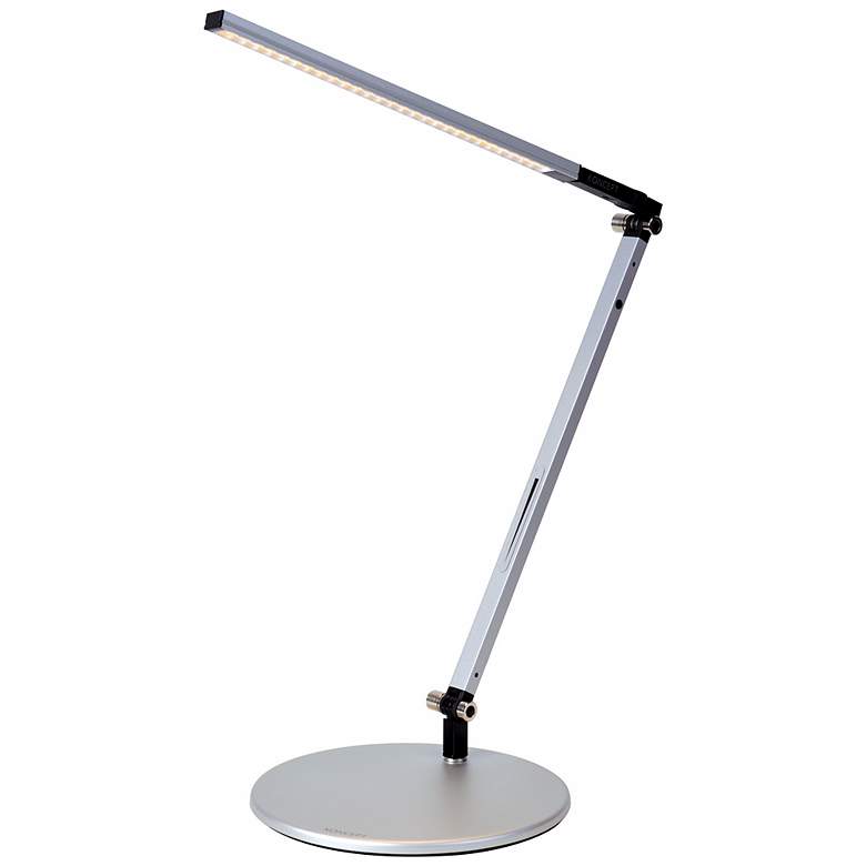 Image 1 Koncept Gen 3 Z-Bar Solo Warm LED Silver Finish Adjustable Modern Desk Lamp