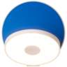Koncept Gravy 5" High White and Blue Swivel LED Wall Sconce