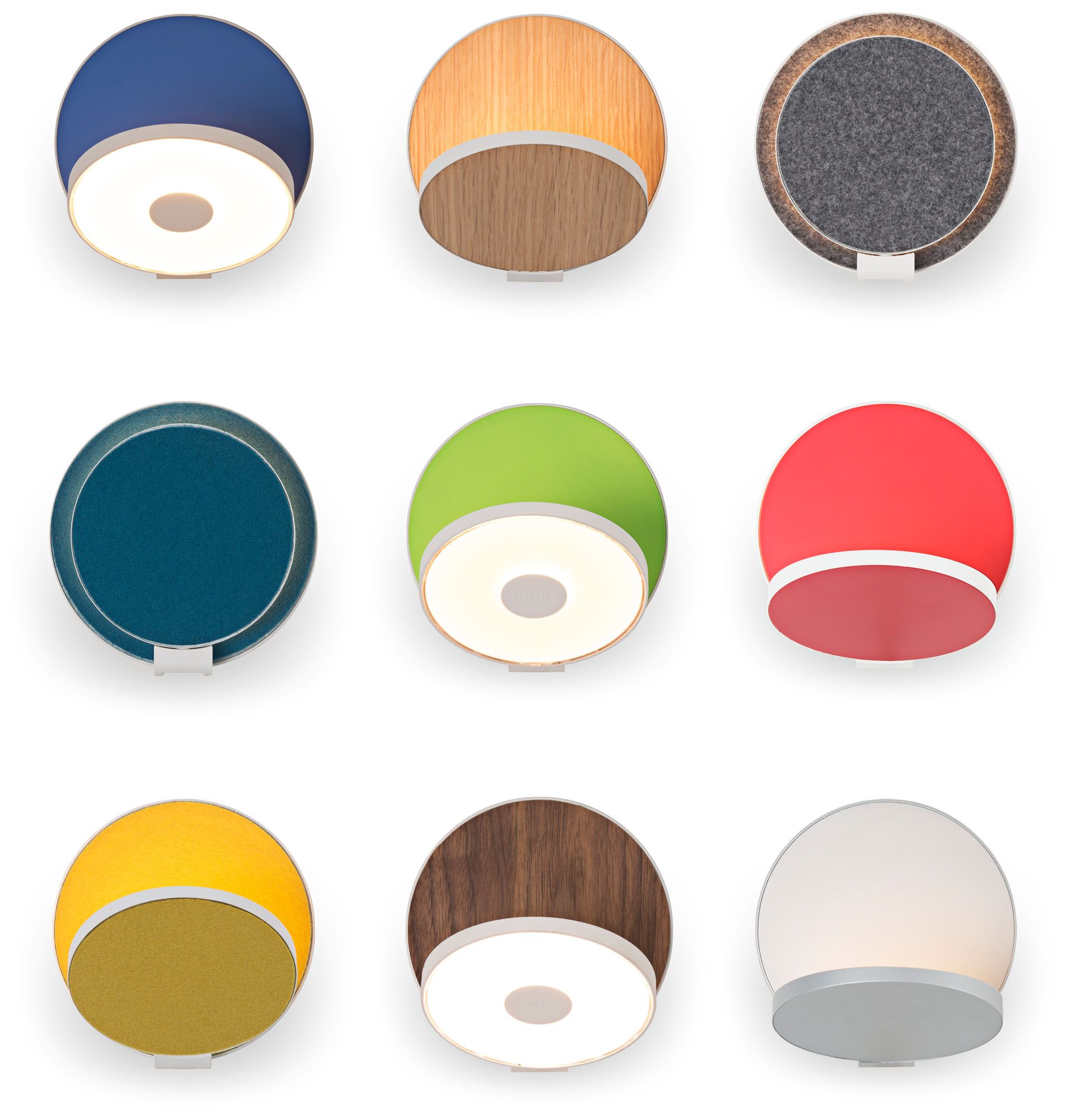 Image 4 Koncept Gravy 5" High Matte Blue Plug-In LED Wall Sconce more views