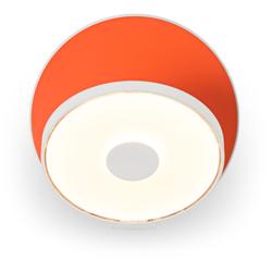 Koncept Gravy 5" High Matte Orange LED Wall Sconce
