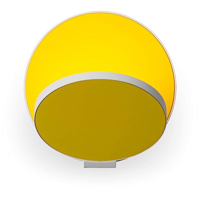 Image 2 Koncept Gravy 5 inch High Matte Yellow Plug-In LED Wall Sconce more views