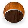 Thumbnail1 of Koncept Gravy 5" High Oiled Walnut LED Wall Sconce