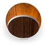 Koncept Gravy 5" High Oiled Walnut LED Wall Sconce