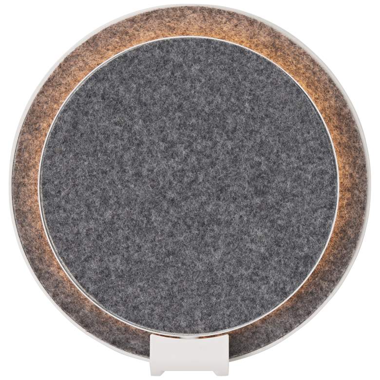 Image 1 Koncept Gravy 5 inch High Oxford Felt Plug-In LED Wall Sconce