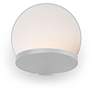 Koncept Gravy 5" High Silver LED Wall Sconce