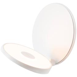 Koncept Gravy 5" High White Swivel LED Modern Wall Sconce
