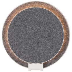 Koncept Gravy Hardwire Wall Sconce - Matte White Body, Oxford Felt Plates