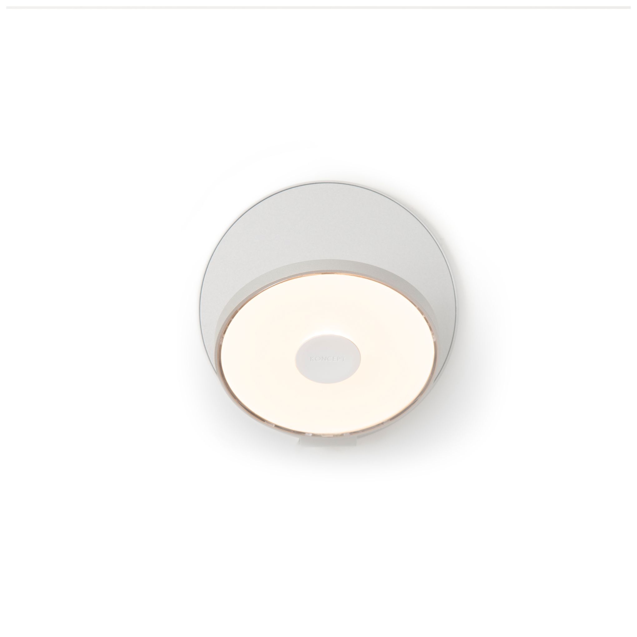 Image 2 Koncept Gravy Hardwire Wall Sconce - Silver body, Silver Plates more views