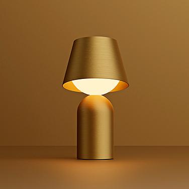 Koncept Guy 8" High Portable Battery Powered LED Modern Brass Lantern