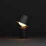 4_Koncept Guy 8" High Portable Battery Powered LED Modern Black Lantern more views