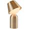 Koncept Guy 8" High Portable Battery Powered LED Modern Brass Lantern