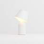 2_Koncept Guy 8" High Portable Battery Powered LED Modern White Lantern more views