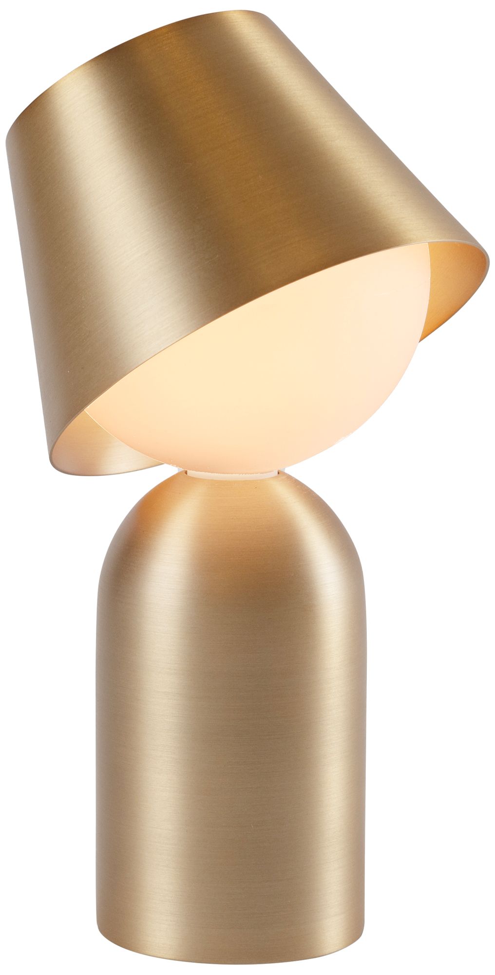 Image 2 Koncept Guy LED Lantern with Shade (Brass)