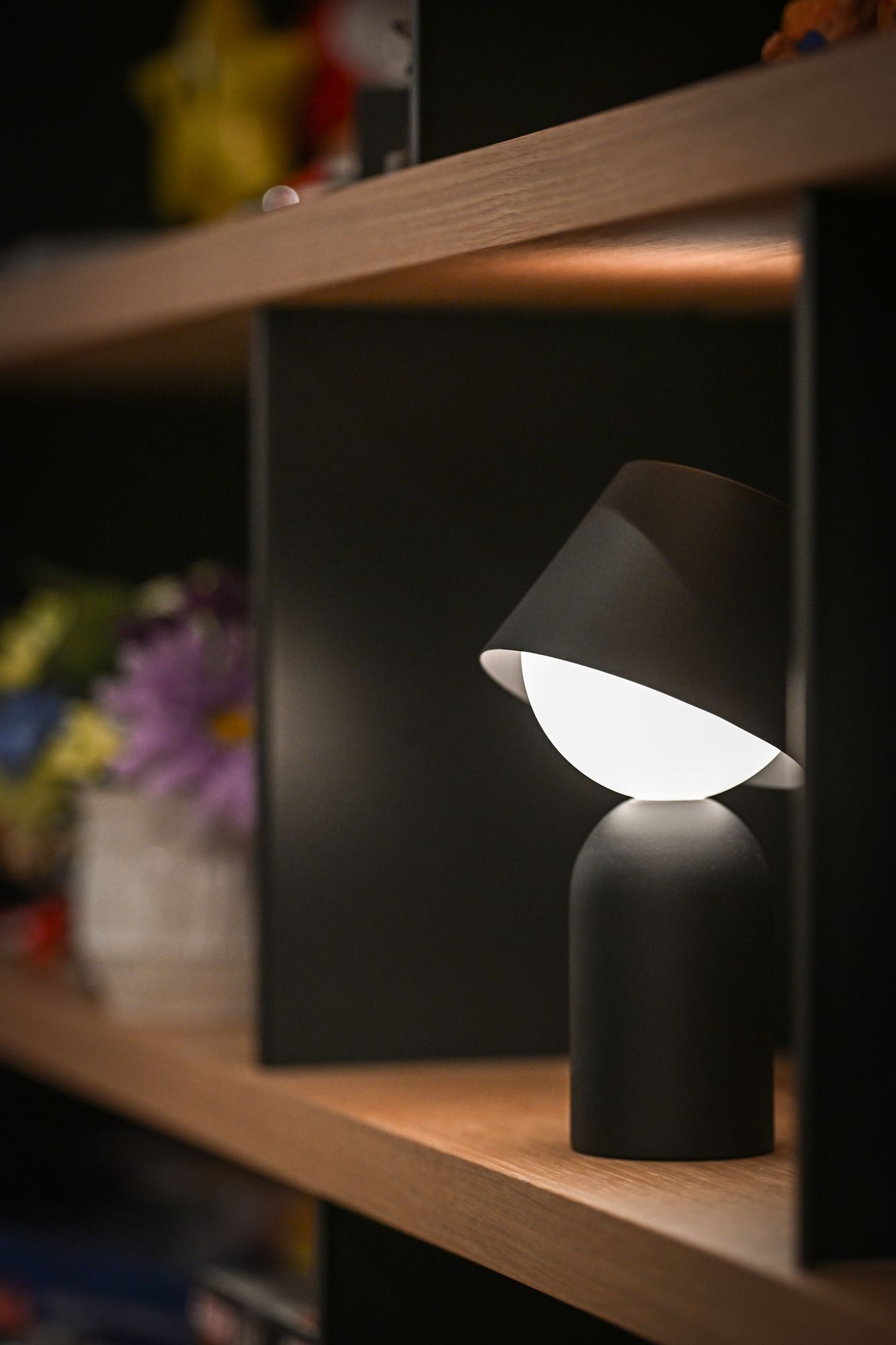 Image 6 Koncept Guy LED Lantern with Shade (Brass) more views