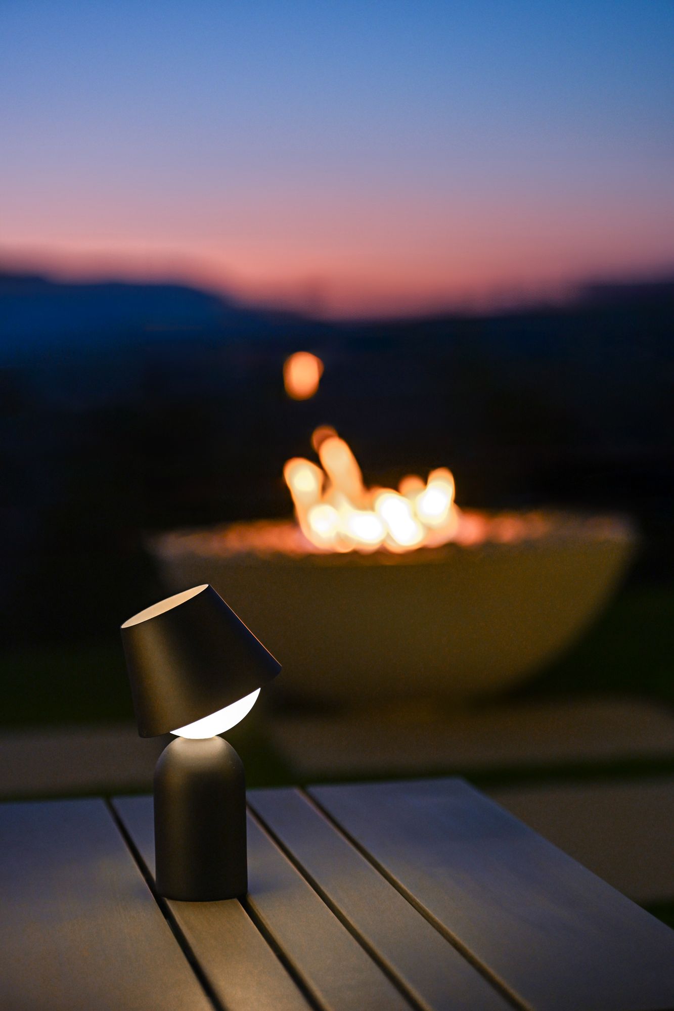 Image 5 Koncept Guy LED Lantern with Shade (Matte Black) more views