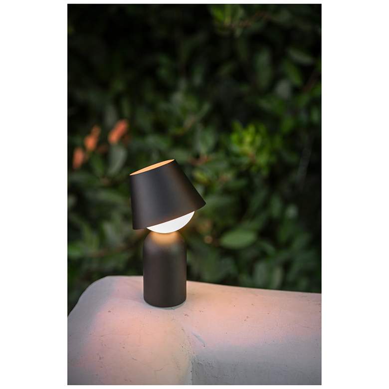 Image 3 Koncept Guy LED Lantern with Shade (Matte White) w/ Felt Cape more views