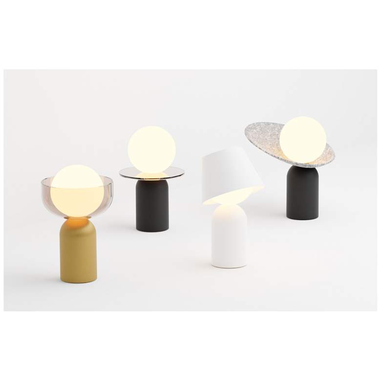 Image 5 Koncept Guy LED Lantern with Shade (Matte White) w/ Felt Cape more views