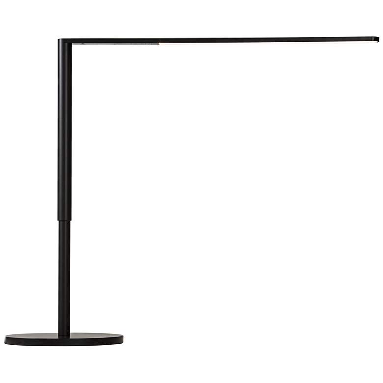 Image 3 Koncept Lady-7 Adjustable Height Metallic Black Modern LED USB Desk Lamp more views