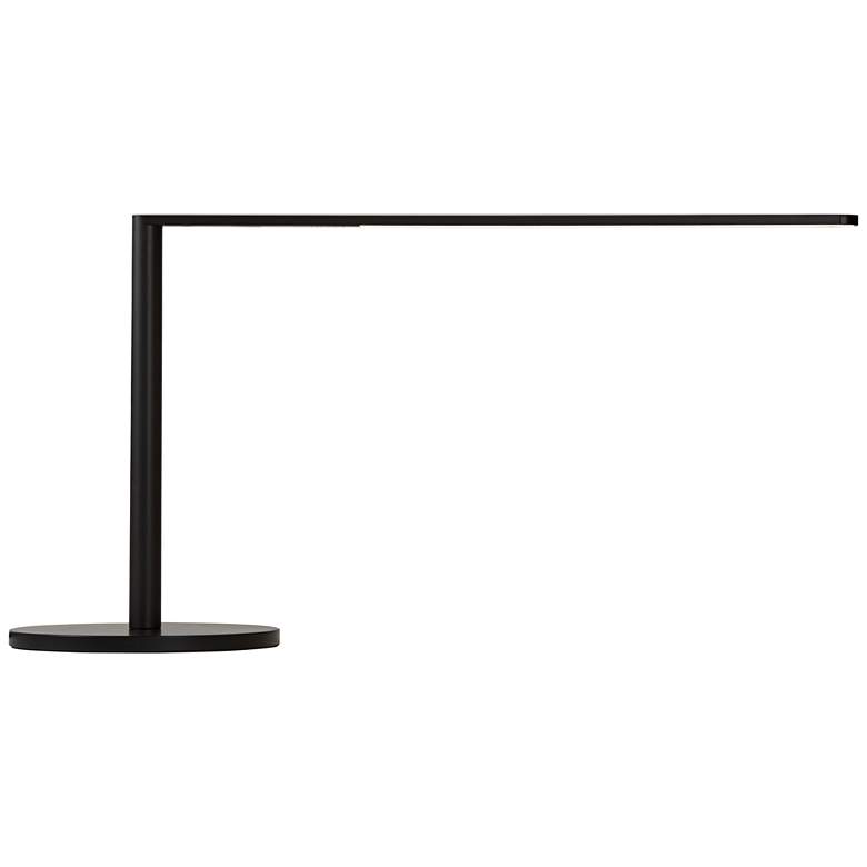 Image 4 Koncept Lady-7 Adjustable Height Metallic Black Modern LED USB Desk Lamp more views