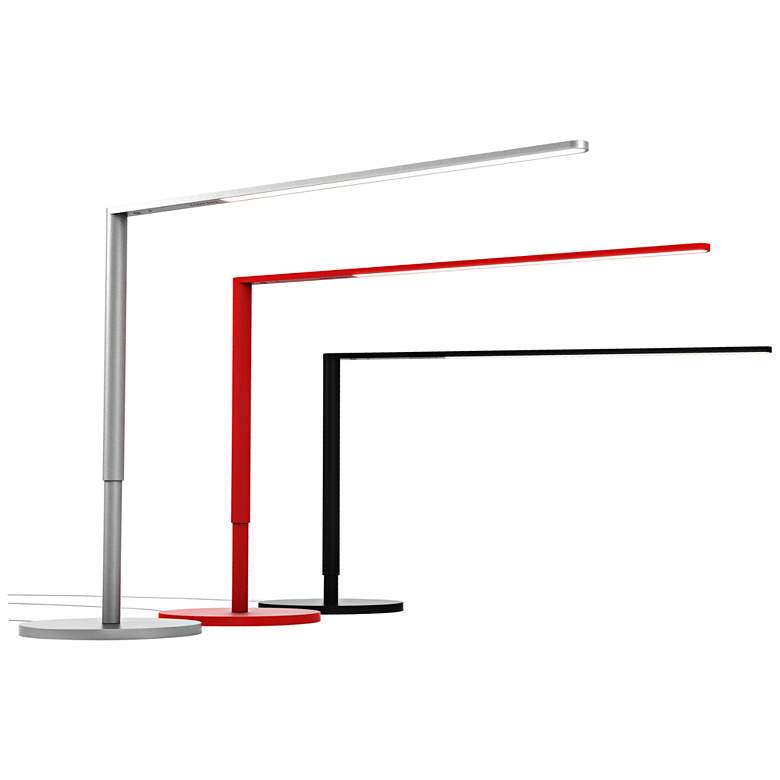 Image 5 Koncept Lady-7 Matte Red Adjustable Modern LED USB Desk Lamp more views