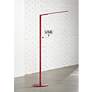 3_Koncept Lady-7 Matte Red LED Modern Floor Lamp with USB Port more views