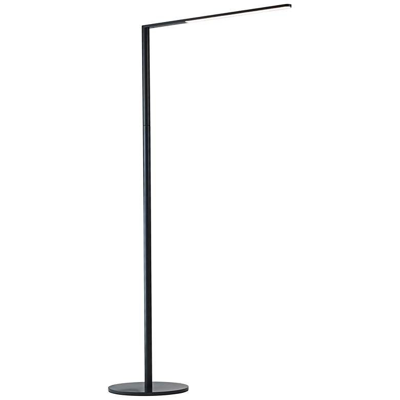Image 2 Koncept Lady-7 Metallic Black Adjustable Modern LED Floor Lamp with USB