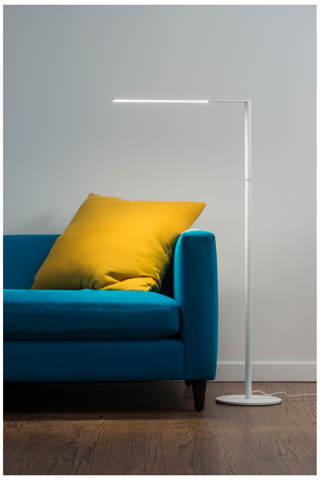 Image 3 Koncept Lady7 Matte White Floor Lamp more views