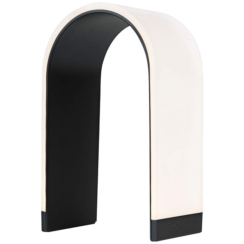 Image 3 Koncept Mr. N LED 7 1/2" Modern Touch Accent Lamp in Black