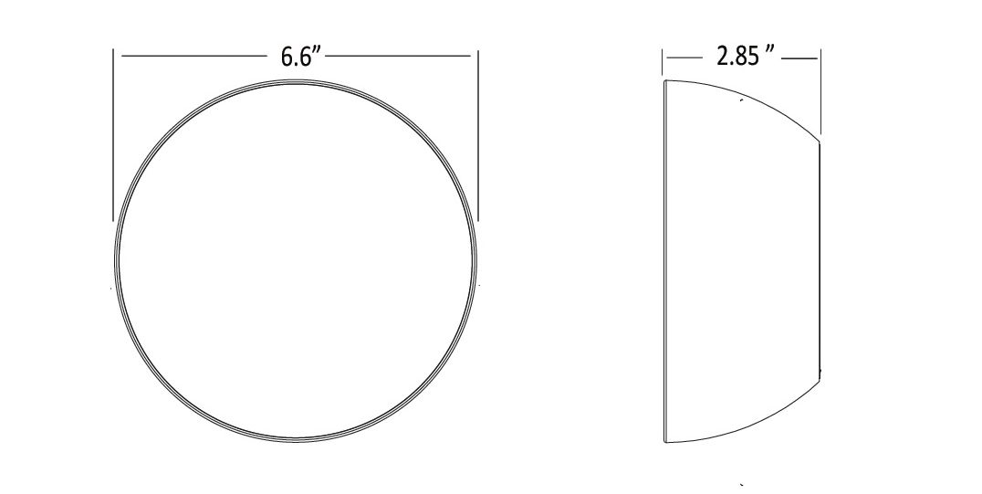 Image 6 Koncept Ramen Mini Wall Sconce, 6 inch in Brushed Nickel more views