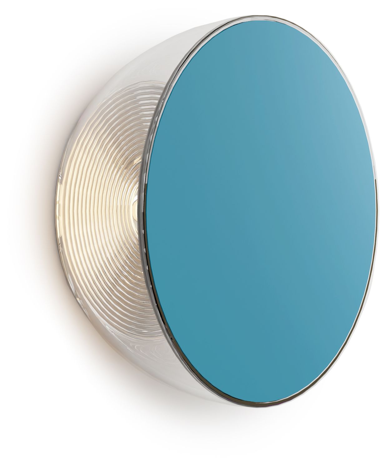 Image 3 Koncept Ramen Mini Wall Sconce, 6 inch in Matte Pacific Blue more views