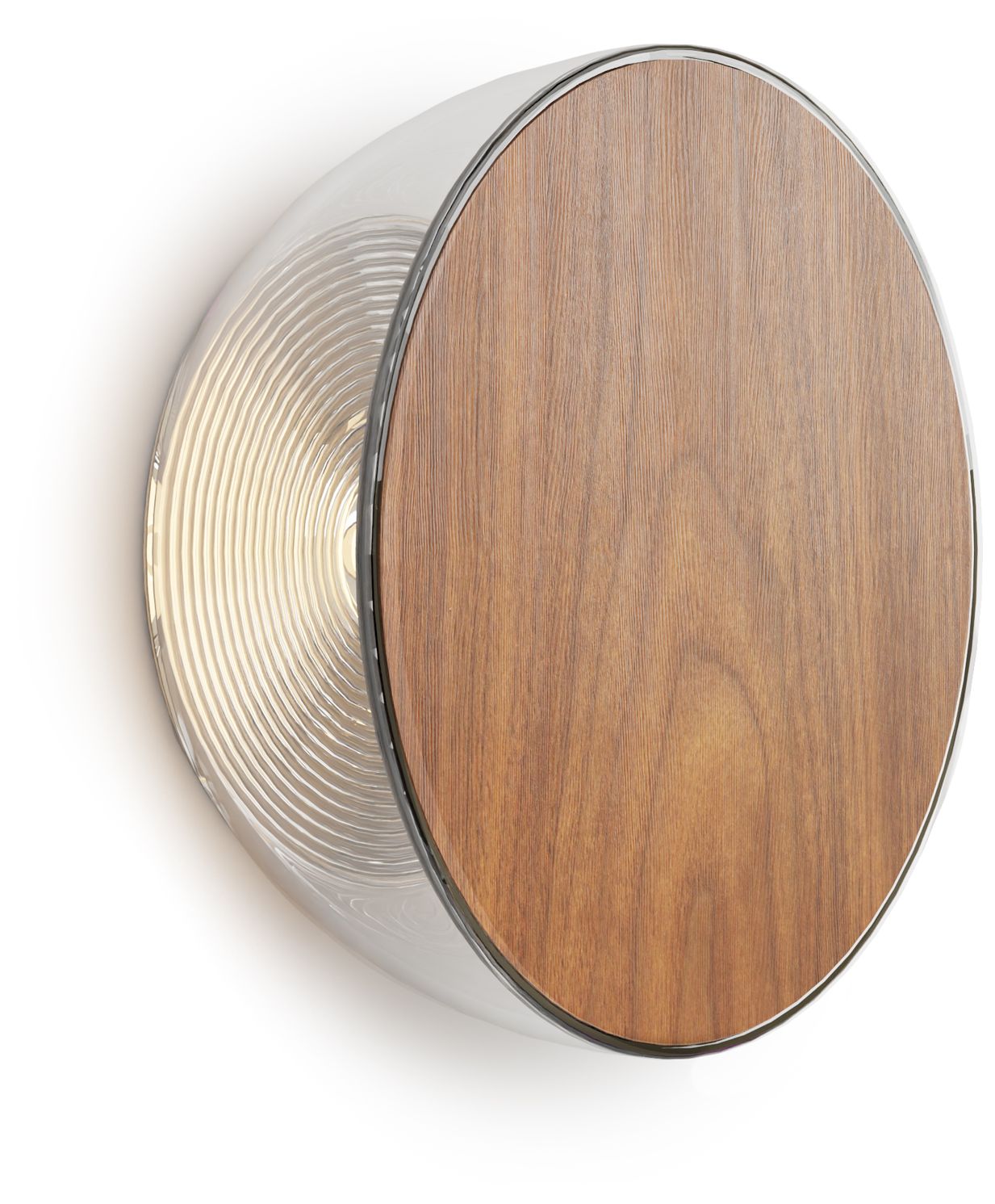 Image 3 Koncept Ramen Mini Wall Sconce, 6 inch in Oiled Walnut more views