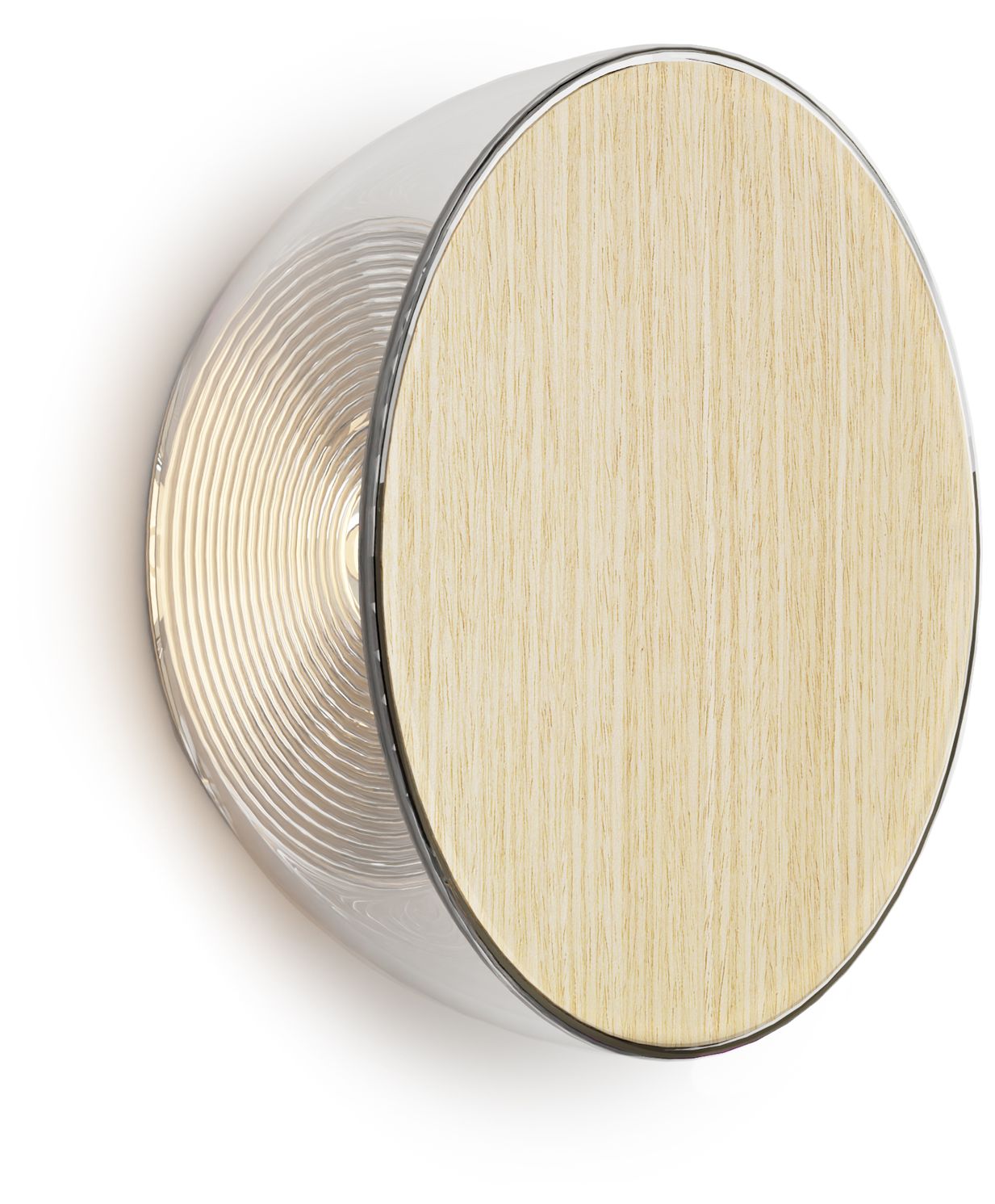 Image 3 Koncept Ramen Mini Wall Sconce, 6 inch in White Oak more views