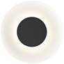 1_Koncept Ramen Wall Sconce 12" (Black) w/ 24" back dish (White)