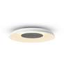 2_Koncept Ramen Wall Sconce 12" (Brushed Nickel) w/ 24" back dish (White) more views