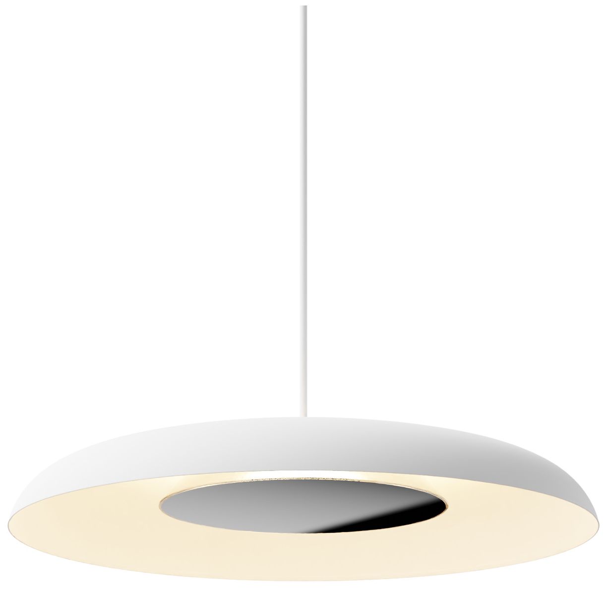 Image 3 Koncept Ramen Wall Sconce 12" (Chrome) w/ 24" back dish (White) more views