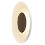 1_Koncept Ramen Wall Sconce 12" (Oiled Walnut) w/ 24" back dish (White)