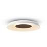 2_Koncept Ramen Wall Sconce 12" (Oiled Walnut) w/ 24" back dish (White) more views
